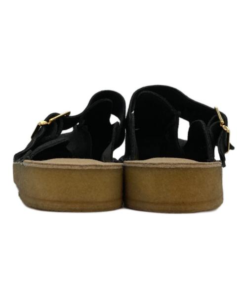CLARKS（クラークス）CLARKS (クラークス) TREK  MULE サンダル ブラック サイズ:25.5の古着・服飾アイテム