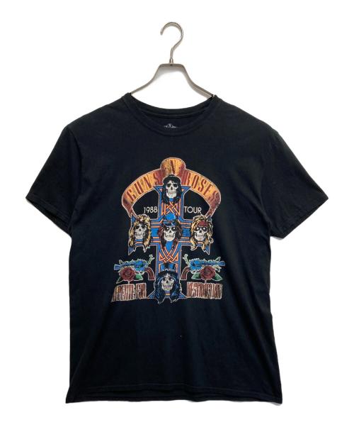 GUNS N ROSES（ガンズ・アンド・ローゼズ）GUNS N ROSES (ガンズ・アンド・ローゼズ) プリントTシャツ ブラック サイズ:XLの古着・服飾アイテム
