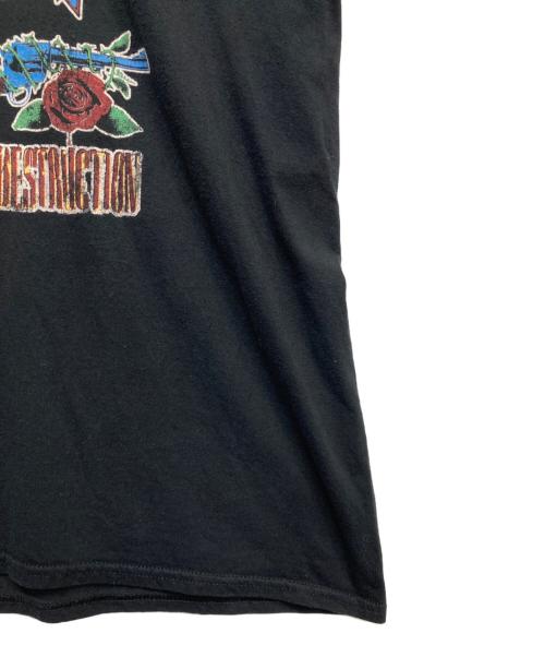 GUNS N ROSES（ガンズ・アンド・ローゼズ）GUNS N ROSES (ガンズ・アンド・ローゼズ) プリントTシャツ ブラック サイズ:XLの古着・服飾アイテム