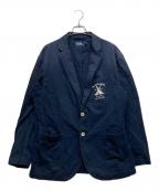 POLO RALPH LAURENポロ・ラルフローレン）の古着「コットンテーラードジャケット」｜ネイビー
