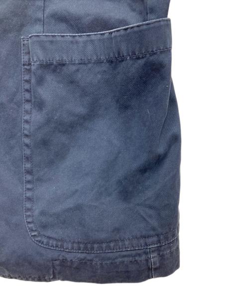 POLO RALPH LAUREN（ポロ・ラルフローレン）POLO RALPH LAUREN (ポロ・ラルフローレン) コットンテーラードジャケット ネイビー サイズ:42の古着・服飾アイテム