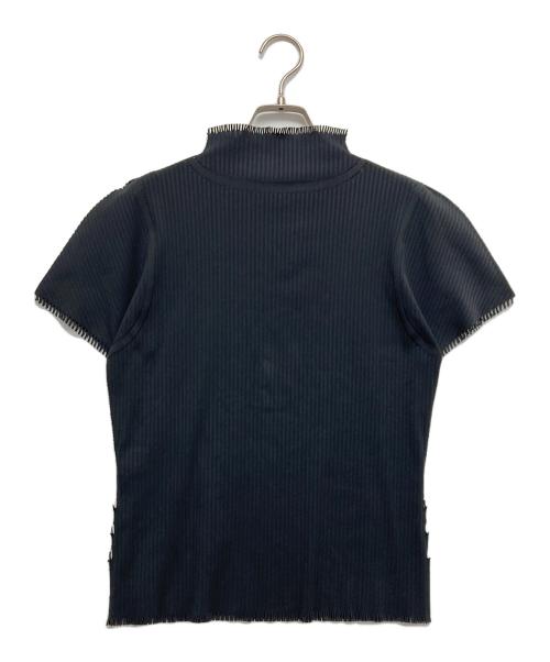 A・POC（エーポック）A・POC (エーポック) フリンジプリーツカットソー ブラック サイズ:3の古着・服飾アイテム