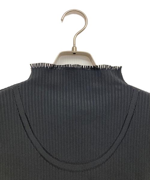 A・POC（エーポック）A・POC (エーポック) フリンジプリーツカットソー ブラック サイズ:3の古着・服飾アイテム