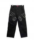 SUPREMEシュプリーム）の古着「Old English Double Knee Painter」｜ブラック