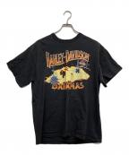 HARLEY-DAVIDSONハーレーダビッドソン）の古着「プリントTシャツ」｜ブラック