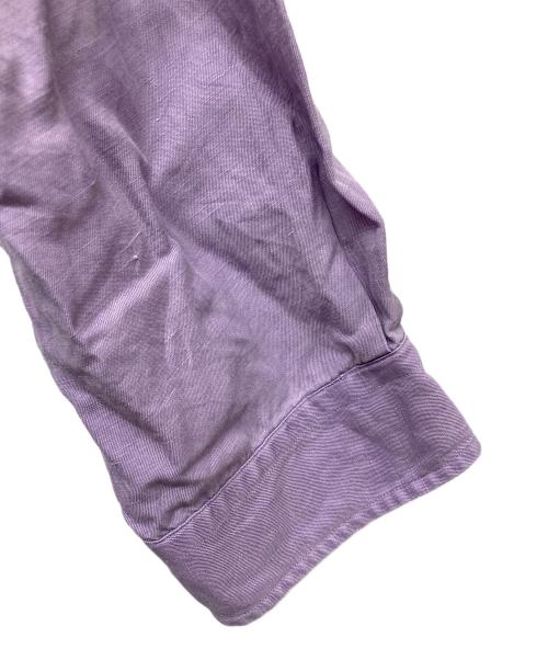 POLO RALPH LAUREN（ポロ・ラルフローレン）POLO RALPH LAUREN (ポロ・ラルフローレン) BLAKE シルクリネンシャツ パープル サイズ:XXLの古着・服飾アイテム