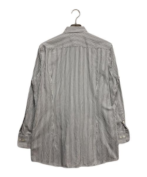 BURBERRY LONDON（バーバリーロンドン）BURBERRY LONDON (バーバリーロンドン) ストライプシャツ ブラック サイズ:Mの古着・服飾アイテム