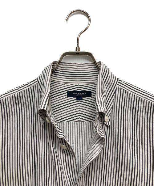 BURBERRY LONDON（バーバリーロンドン）BURBERRY LONDON (バーバリーロンドン) ストライプシャツ ブラック サイズ:Mの古着・服飾アイテム