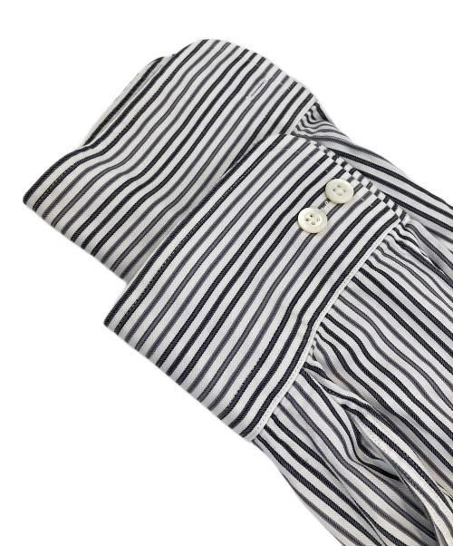BURBERRY LONDON（バーバリーロンドン）BURBERRY LONDON (バーバリーロンドン) ストライプシャツ ブラック サイズ:Mの古着・服飾アイテム