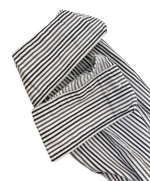 BURBERRY LONDON（バーバリーロンドン）BURBERRY LONDON (バーバリーロンドン) ストライプシャツ ブラック サイズ:Mの古着・服飾アイテム