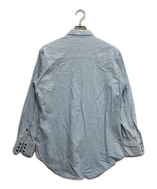 POLO RALPH LAUREN（ポロ・ラルフローレン）POLO RALPH LAUREN (ポロ・ラルフローレン) WESTERN L/Sシャツ ブルー サイズ:Mの古着・服飾アイテム