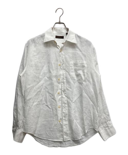 JOSEPH ABBOUD（ジョセフアブード）JOSEPH ABBOUD (ジョセフアブード) リネンシャツ ホワイト サイズ:Sの古着・服飾アイテム