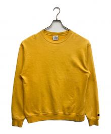 Champion（チャンピオン）の古着「クルーネックスウェット」｜イエロー