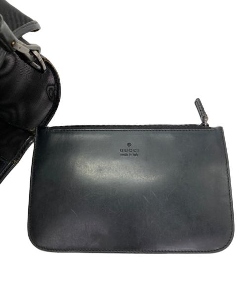 GUCCI（グッチ）GUCCI (グッチ) バンブー メッシュ ハンドバッグ ブラックの古着・服飾アイテム