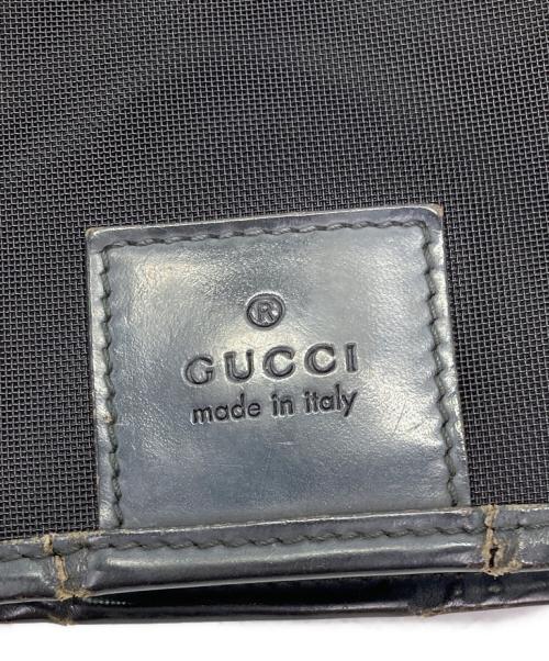 GUCCI（グッチ）GUCCI (グッチ) バンブー メッシュ ハンドバッグ ブラックの古着・服飾アイテム