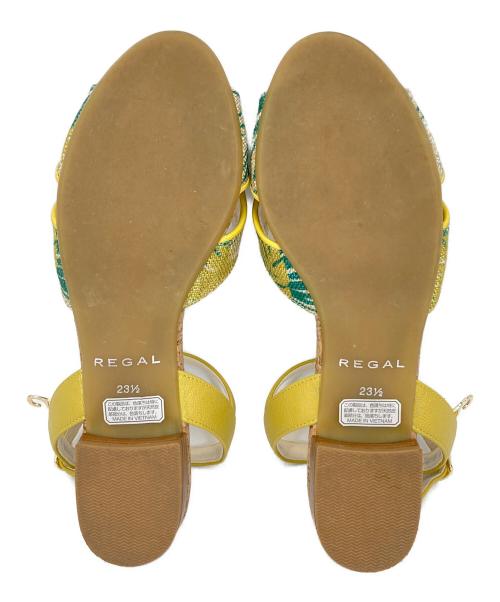 REGAL（リーガル）REGAL (リーガル) サンダル イエロー サイズ:23.5の古着・服飾アイテム