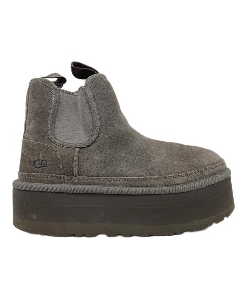 UGG（アグ）UGG (アグ) Neumel Platform Chelsea グレー サイズ:23の古着・服飾アイテム