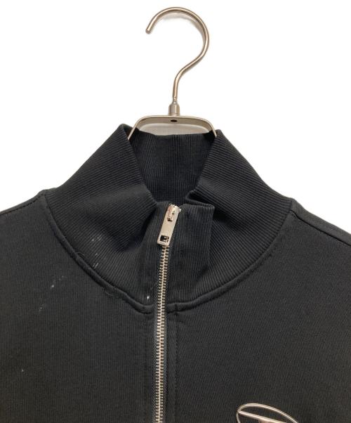 DIESEL（ディーゼル）DIESEL (ディーゼル) Dロゴジップアップスウェット ブラック サイズ:Mの古着・服飾アイテム