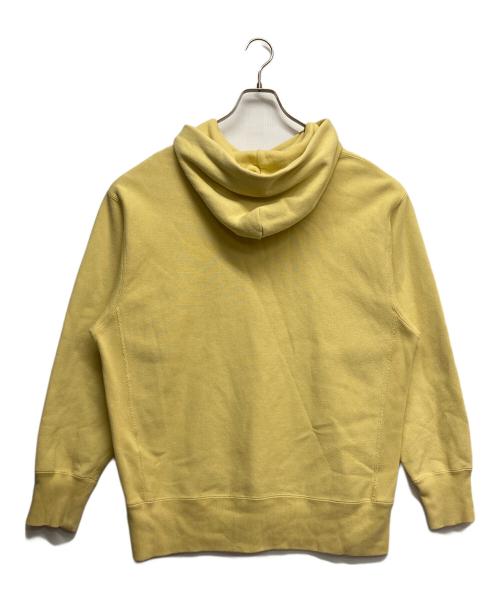 Champion（チャンピオン）Champion (チャンピオン) リバースウィーブプルオーバーフーデッドスウェットシャツ イエロー サイズ:XLの古着・服飾アイテム