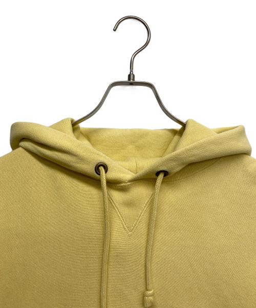 Champion（チャンピオン）Champion (チャンピオン) リバースウィーブプルオーバーフーデッドスウェットシャツ イエロー サイズ:XLの古着・服飾アイテム
