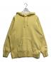Champion（チャンピオン）の古着「リバースウィーブプルオーバーフーデッドスウェットシャツ」｜イエロー