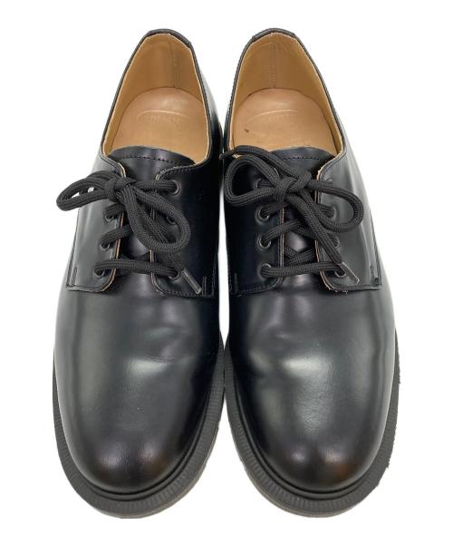 SOLOVAIR（ソロヴェアー）SOLOVAIR (ソロヴェアー) 4EYE SHOE ドレスシューズ ブラック サイズ:US7の古着・服飾アイテム
