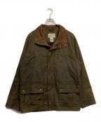 L.L.Beanエルエルビーン）の古着「ワックスコットンオイルドハンティングジャケット メンズ」｜グリーン