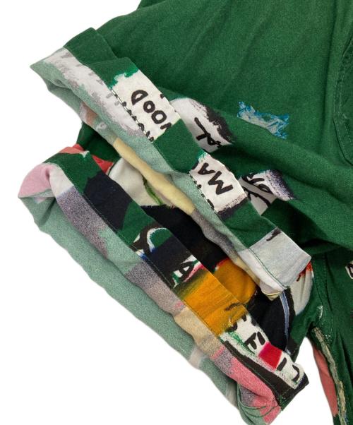 WACKO MARIA（ワコマリア）WACKO MARIA (ワコマリア) Jean-Michel Basquiat (ジャン ミシェル バスキア) バスキコラボアロハシャツ グリーン サイズ:Mの古着・服飾アイテム