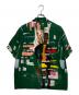 WACKO MARIA (ワコマリア) Jean-Michel Basquiat (ジャン ミシェル バスキア) バスキコラボアロハシャツ グリーン サイズ:M：18000円