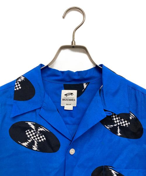 WACKO MARIA（ワコマリア）WACKO MARIA (ワコマリア) Vault by Vans (ヴォルトバイ バンズ) アロハシャツ ブルー サイズ:Mの古着・服飾アイテム
