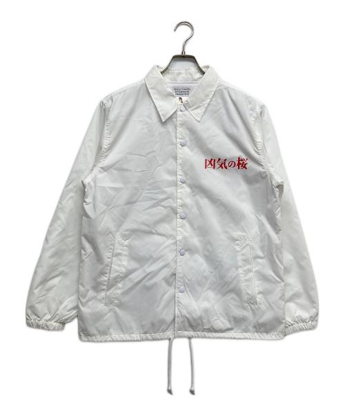 WACKO MARIA（ワコマリア）WACKO MARIA (ワコマリア) 凶器の桜コラボ コーチジャケット ホワイト サイズ:Mの古着・服飾アイテム