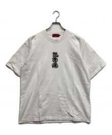 BUDSPOOL（バッズプール）の古着「舐達磨 プリントＴシャツ」｜ホワイト
