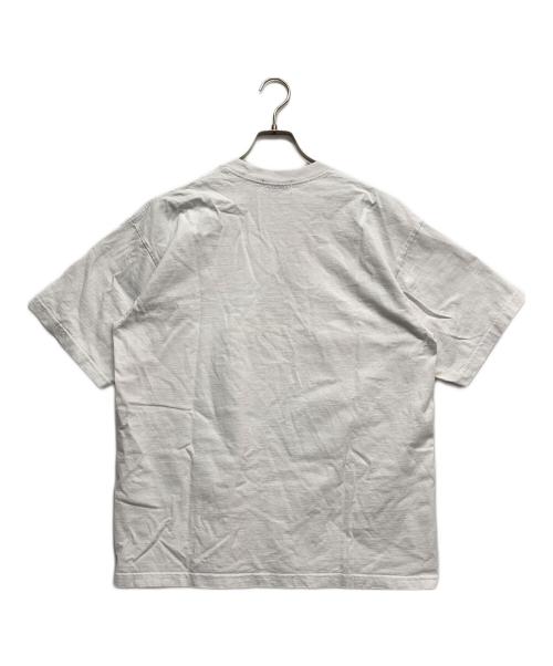 BUDSPOOL（バッズプール）BUDSPOOL (バッズプール) 舐達磨 プリントＴシャツ ホワイト サイズ:XLの古着・服飾アイテム