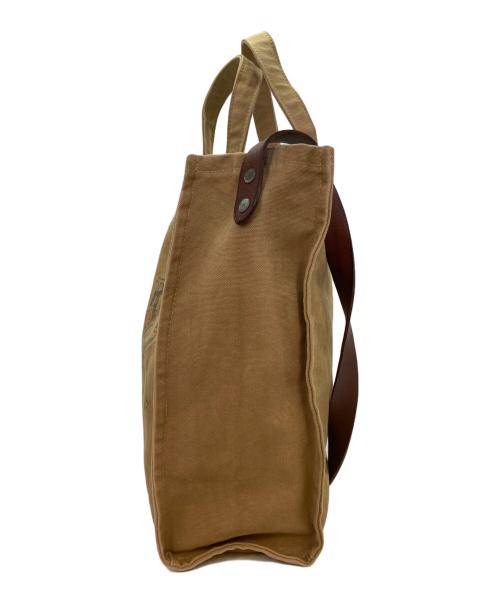 RRL（ダブルアールエル）RRL (ダブルアールエル) カーペンタートートバッグ ベージュの古着・服飾アイテム