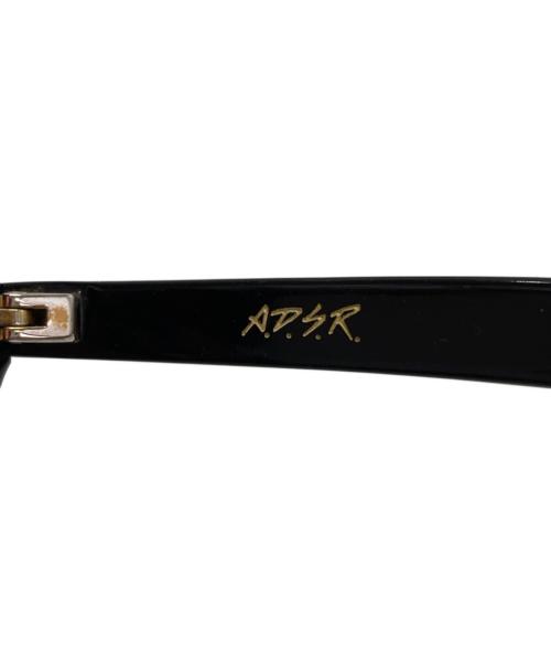 A.D.S.R.（エーディーエスアール）A.D.S.R. (エーディーエスアール) ZAPPA01 サングラス ブラックの古着・服飾アイテム