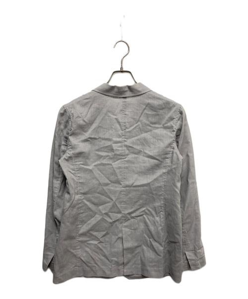 Maker's Shirt 鎌倉（メーカーズシャツカマクラ）Maker's Shirt 鎌倉 (メーカーズシャツカマクラ) リネン混テーラードジャケット グレー サイズ:40の古着・服飾アイテム