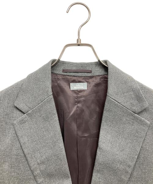 kolor/BEACON（カラービーコン）kolor/BEACON (カラービーコン) プリントテーラードジャケット グレー サイズ:2の古着・服飾アイテム