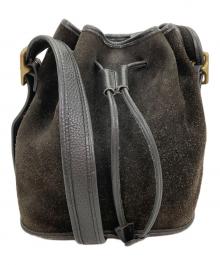 COACH（コーチ）の古着「スウェードショルダーバッグ」｜ブラック