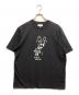 maison kitsune（メゾンキツネ）の古着「プリントTシャツ」｜ブラック