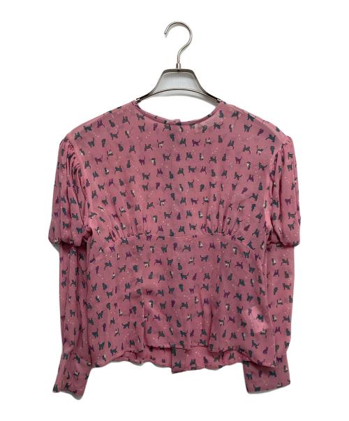 leur logette（ルールロジェット）leur logette (ルールロジェット) シルクブラウス ピンク サイズ:1の古着・服飾アイテム