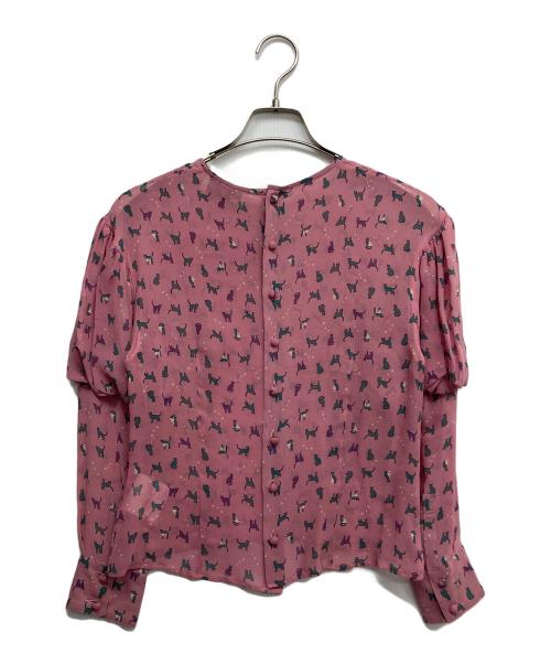 leur logette（ルールロジェット）leur logette (ルールロジェット) シルクブラウス ピンク サイズ:1の古着・服飾アイテム