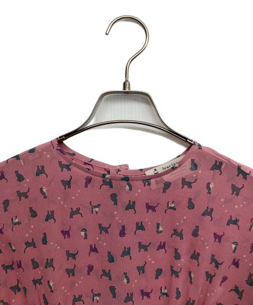 leur logette（ルールロジェット）leur logette (ルールロジェット) シルクブラウス ピンク サイズ:1の古着・服飾アイテム