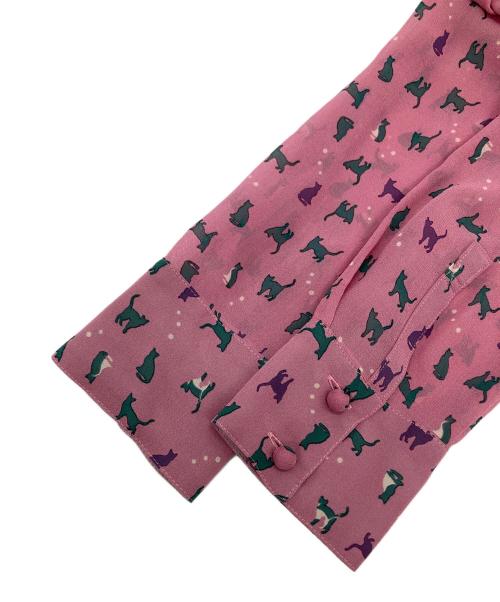 leur logette（ルールロジェット）leur logette (ルールロジェット) シルクブラウス ピンク サイズ:1の古着・服飾アイテム