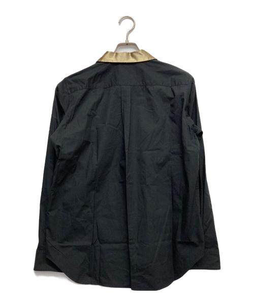 BLACK COMME des GARCONS（ブラックコムデギャルソン）BLACK COMME des GARCONS (ブラックコムデギャルソン) 長袖シャツ ブラック サイズ:Mの古着・服飾アイテム