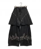TK TAKEO KIKUCHIティーケー タケオキクチ）の古着「K’PJT by AOI 『Lightweight Pants』」｜ブラック