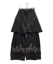 TK TAKEO KIKUCHI（ティーケー タケオキクチ）の古着「K’PJT by AOI 『Lightweight Pants』」｜ブラック