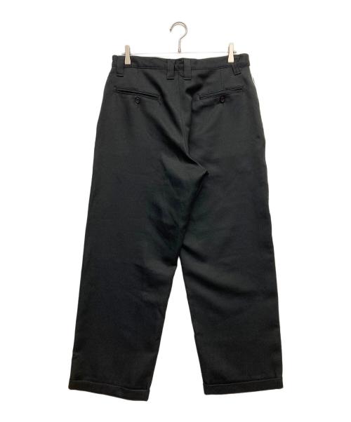 KIK WEAR（キックウェアー）kik wear (キックウェアー) パイピングスラックス ブラック サイズ:34の古着・服飾アイテム