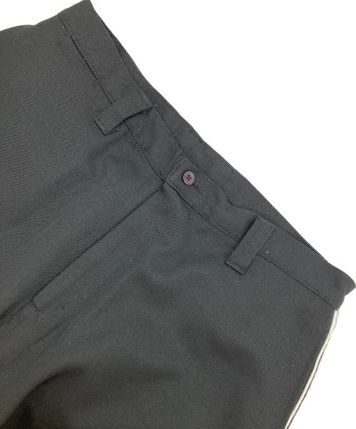 KIK WEAR（キックウェアー）kik wear (キックウェアー) パイピングスラックス ブラック サイズ:34の古着・服飾アイテム