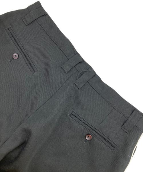 KIK WEAR（キックウェアー）kik wear (キックウェアー) パイピングスラックス ブラック サイズ:34の古着・服飾アイテム