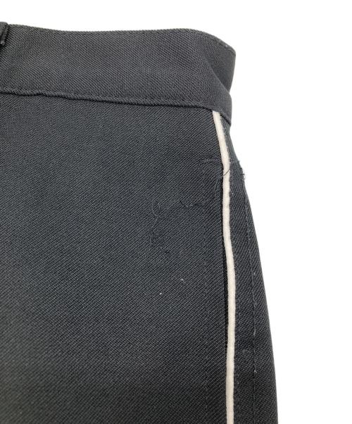 KIK WEAR（キックウェアー）kik wear (キックウェアー) パイピングスラックス ブラック サイズ:34の古着・服飾アイテム